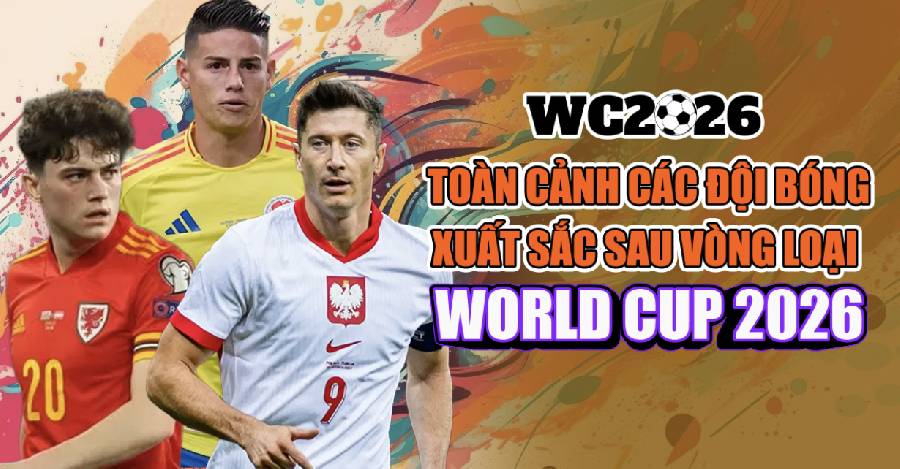 Toàn cảnh các đội bóng xuất sắc sau vòng loại World Cup 2026