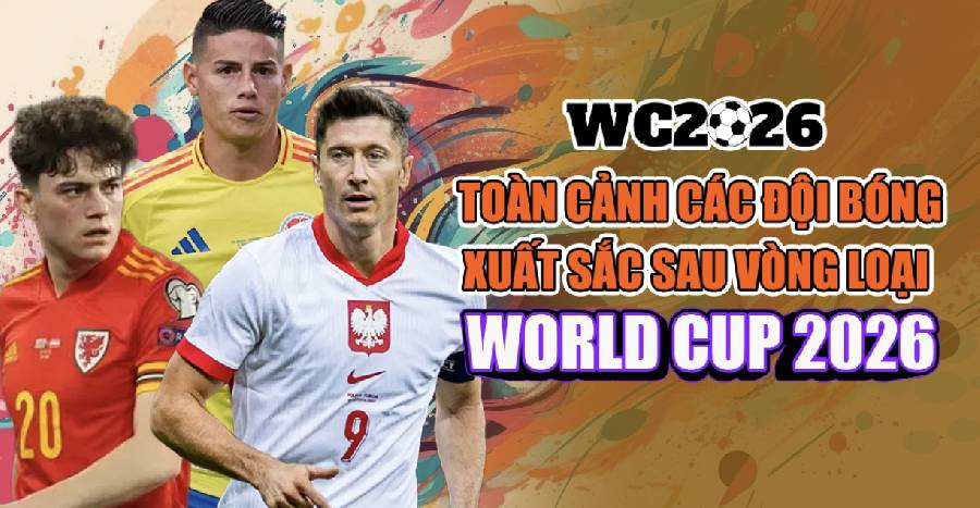 Toàn cảnh các đội bóng xuất sắc sau vòng loại World Cup 2026